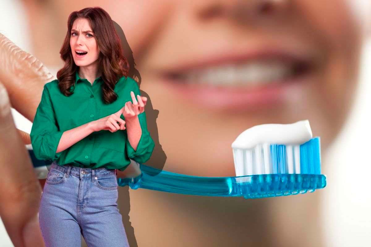 Lavare denti: errore impedisce pulizia