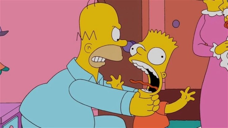 Simpson, Homer non strangolerà più Bart