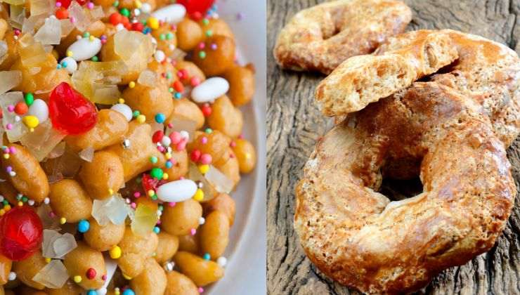 struffoli e roccocò sono piatti classici napoletani